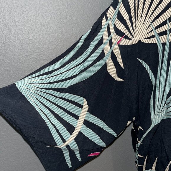 ANTHROPOLOGIE MAEVE KIRA TROPICAL PRINT KIMONO JACKET - SIZE SMALL / EXTRA SMALL - Picture 5 of 14